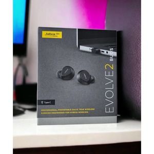 Jabra Evolve2 Buds True Wireless Earbuds / USB-C MS / 20797-999-899 - Brand New